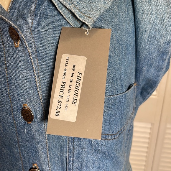 NEW. Vintage Studio, Denim Dress, M. Button up. - Picture 6 of 16